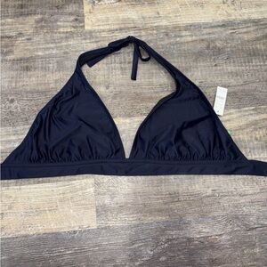 J. Crew Navy Blue Swim Top Tie Back & Top Size 2X NWT Jcrew